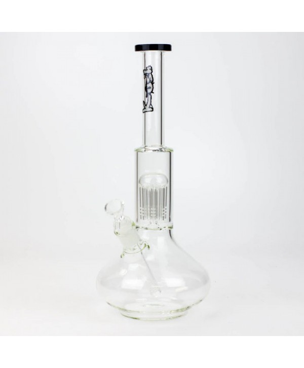 Kush 13" 8 Tree-Arm Round Base Glass Bong