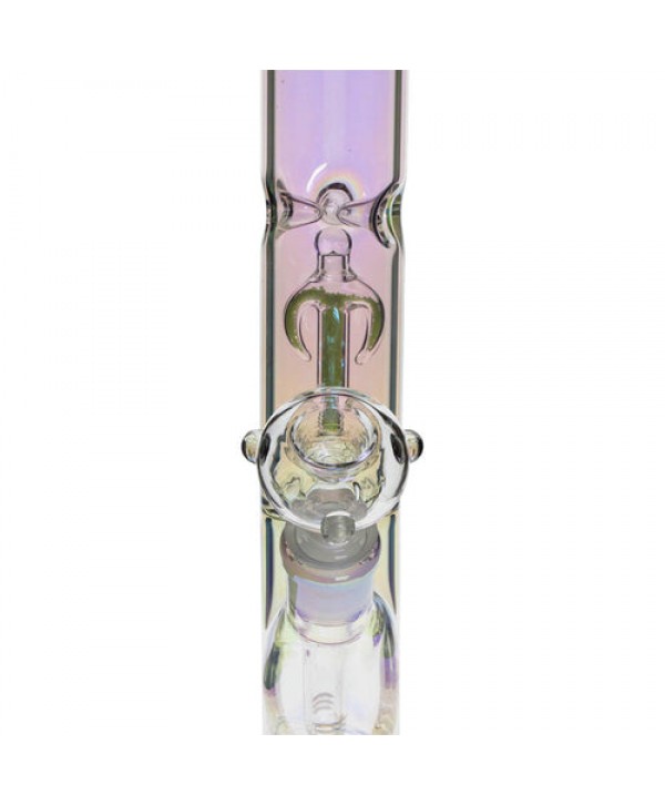 Plain Jane Glass - 12" Holographic Anchor Perc Straight Bong