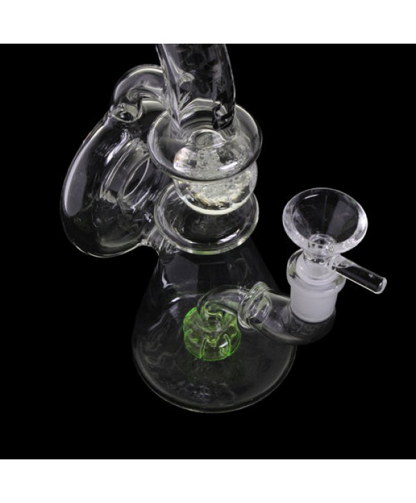 Shatter'd Glassworks - Moon Beam 10" Recycler Rig