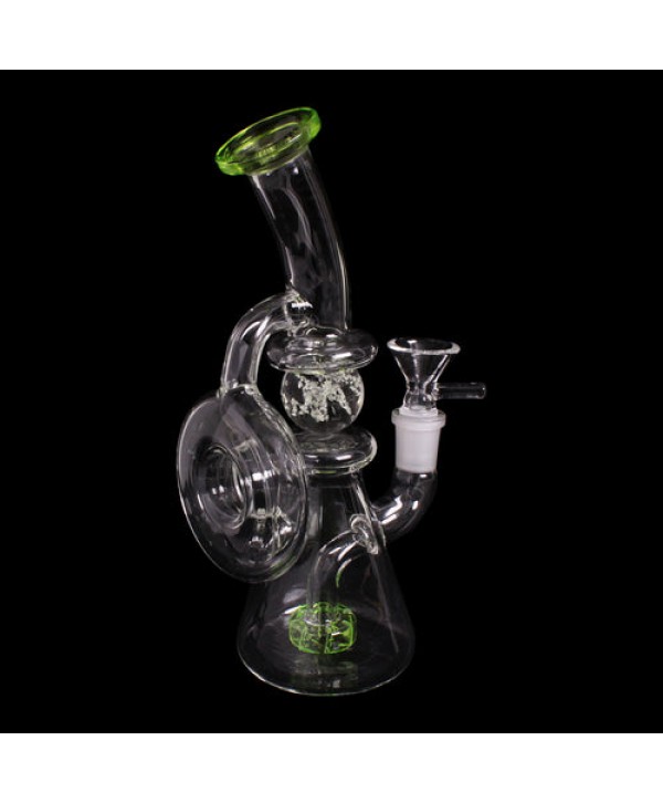 Shatter'd Glassworks - Moon Beam 10" Recycler Rig