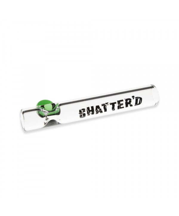 Shatter'd Glassworks - Chillum 3" Glass One Hitter - 12mm