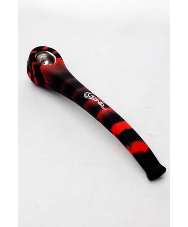 Genie 9" Silicone Hand Pipe with Metal Bowl