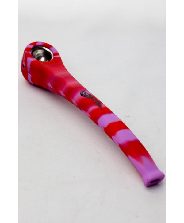 Genie 9" Silicone Hand Pipe with Metal Bowl