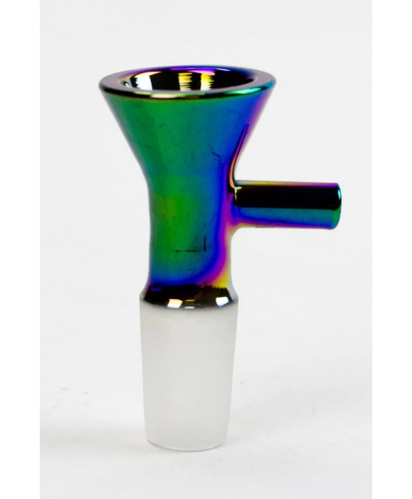 Metallic Color glass bowl for 14 mm Joint