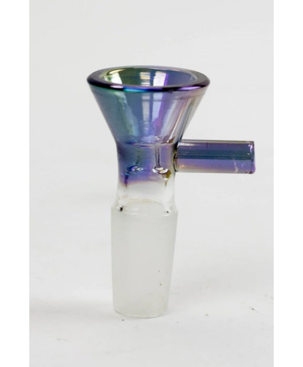 Metallic Color glass bowl for 14 mm Joint