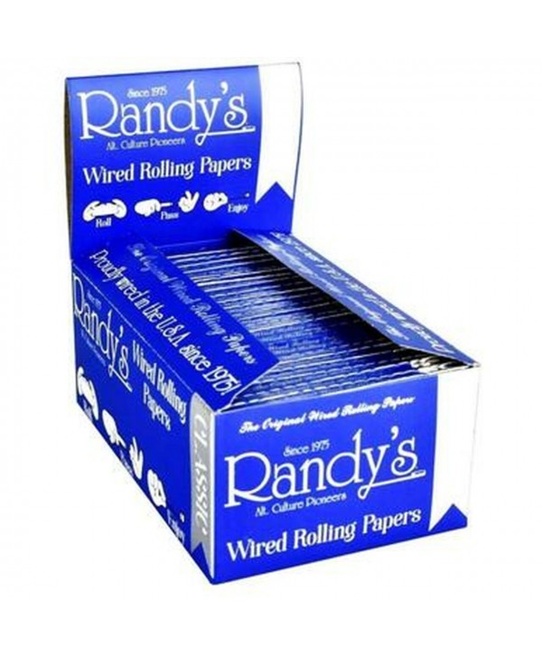 Randy’s Blue 1 1/4 Wired Rolling Papers