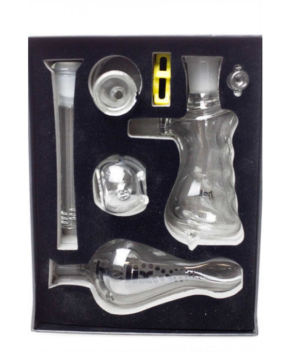 HELIX 3-in-1 glass pipe set