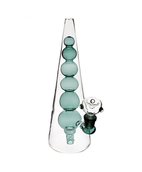 Plain Jane Glass 12" Sphered Pyramid Stack