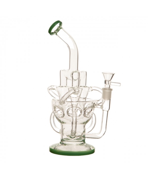 Trigon 10" Recycler Bong