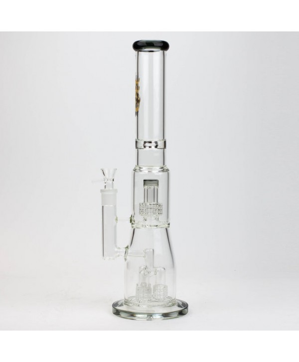 H2O 17.5" Glass Bong with Shower Head Percolator