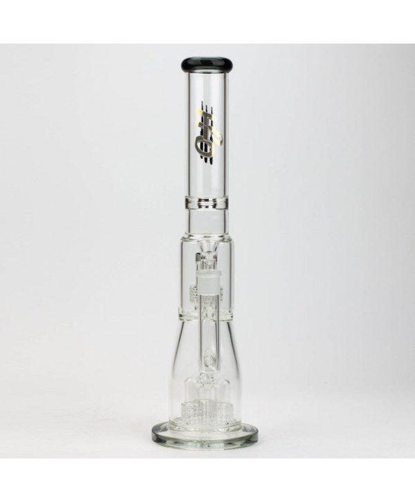 H2O 17.5" Glass Bong with Shower Head Percolator