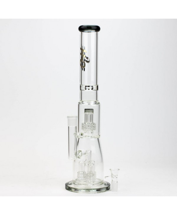 H2O 17.5" Glass Bong with Shower Head Percolator