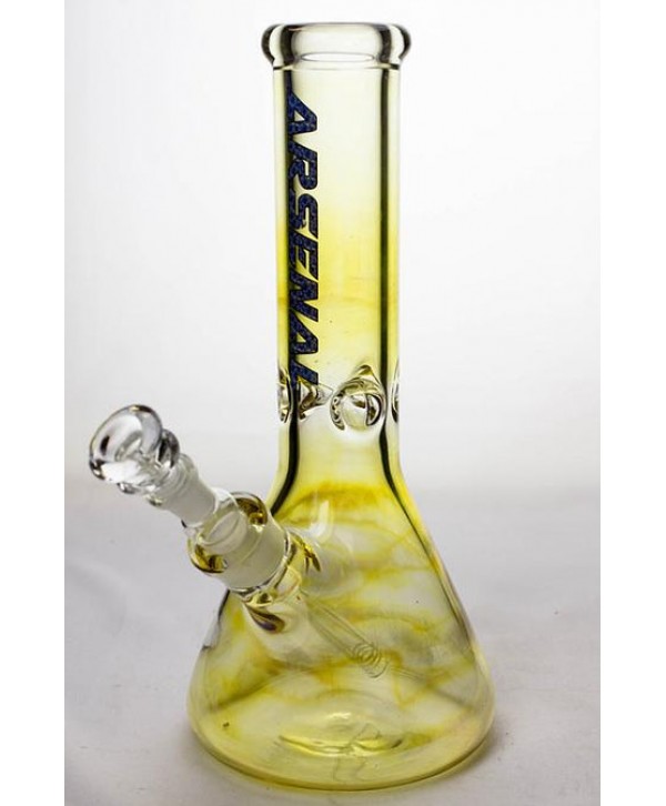 Arsenal 12" 7mm Classic Beaker Fumed Glass Bong