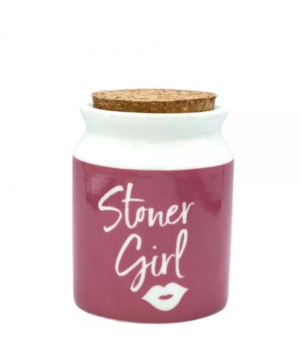 Stoner Girl Stash Jar