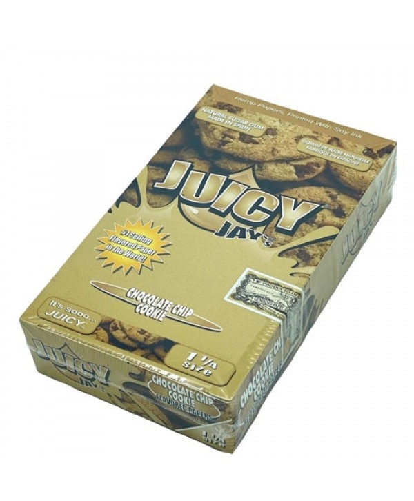 Juicy Jay's 1 1/4 Chocolate Chip Cookie flavoured papers