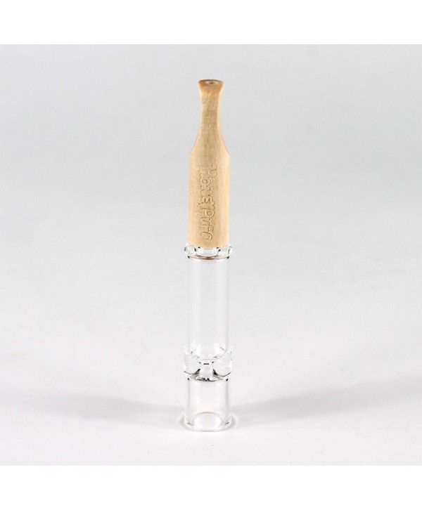 One Hitter Glass PIpe with Bamboo Tip