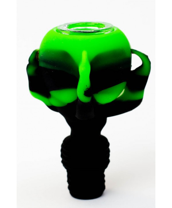 2-in-1 Silicone Talon Bowl With Multi-Hole Glass Bowl