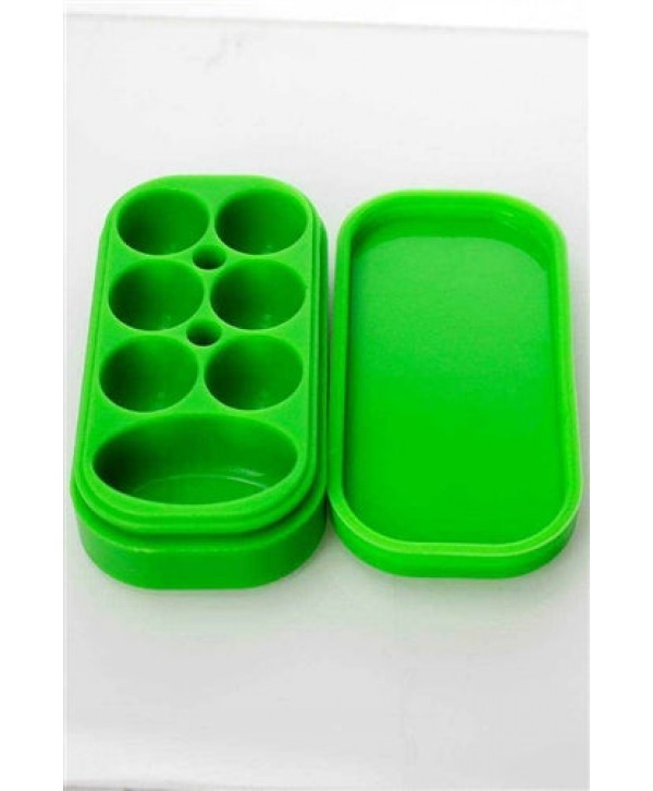 Multi compartment Silicone Concentrate Container - Brick