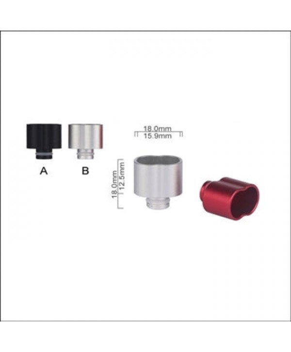 [Clearance] Aluminum Curve 8 Style Drip Tip